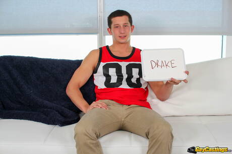 Gay Castings: American strongman Drake Tyler fuck ass after sucking dick