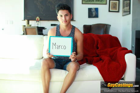 Gay Castings: Muscular Marco Montgomery fuck ass after sucking cock