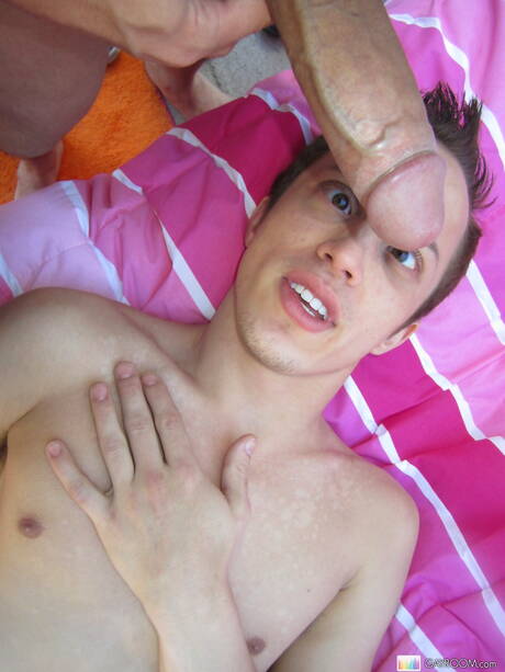 Gayroom: Hunky guy Brice Carson fuck ass after blowjob outdoor