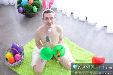 Knappe Amerikaanse jongens, sterke man Josh Cannon en stoere kerel Aj Sloan hebben een hete seksdate