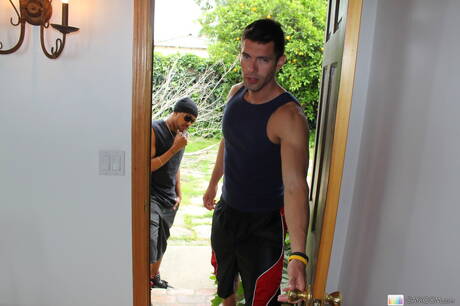 Boys Destroyed: American tough guy Alexander Garrett sucking and screwing the boy outside