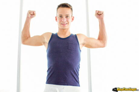 American hot twink Garrett Cooper fuck ass after sucking