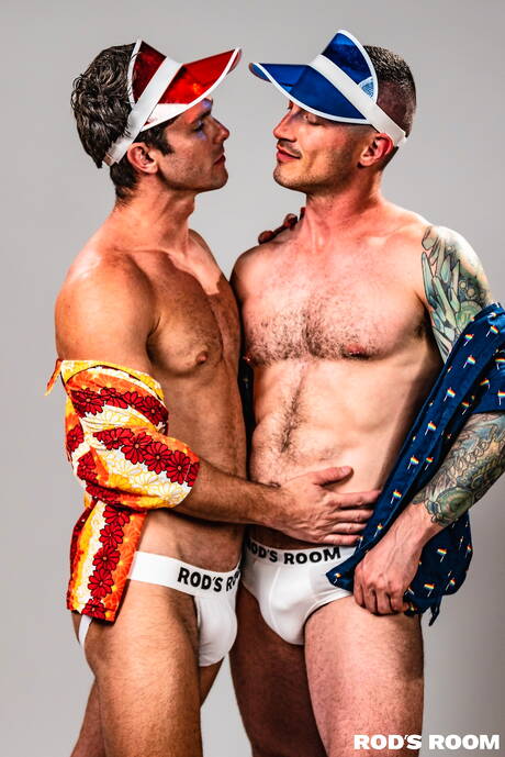 Nice american boys bull Derek Kage and beefy Devin Franco in hot ass fuck action outside