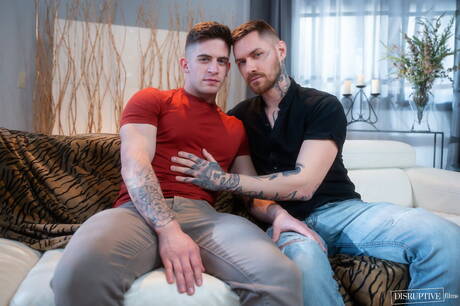 Heiße Amerikaner, der harte Kerl Trevor Brooks und der schöne Junge Zak Bishop in heißer Arschfick-Action