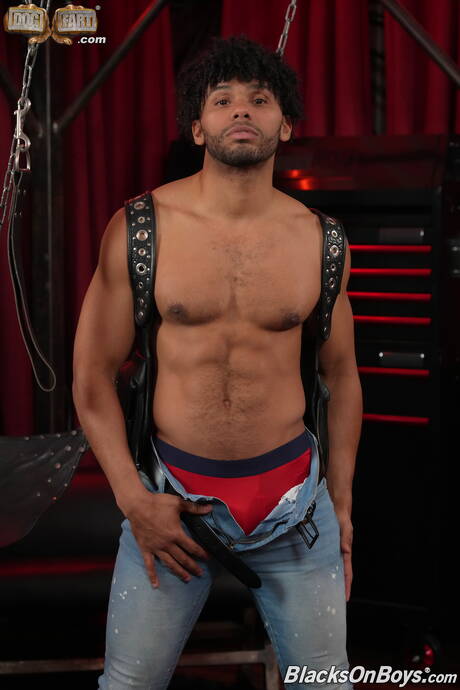 Stud Luca Damore and black strong bull Tony Genius fuck ass after interracial sucking