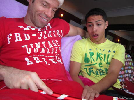 Hot american boys hunky guy Lucas Vitello and muscular Tristan Jaxx in hot ass bang