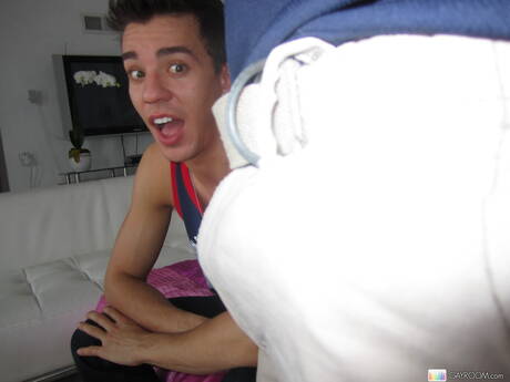 Tough guy Seth Roberts sucking and screwing the boy