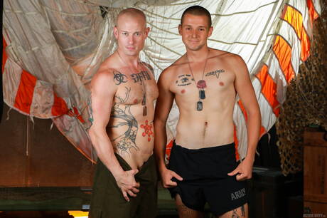 American muscular Niko Carr and husky guy Vince Vega have a good anal sex