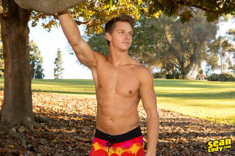 Strong bull Truman shows a muscle body outside