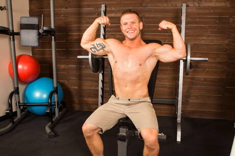 Beautiful dude Abe and gorgeous boy Rusty love each other