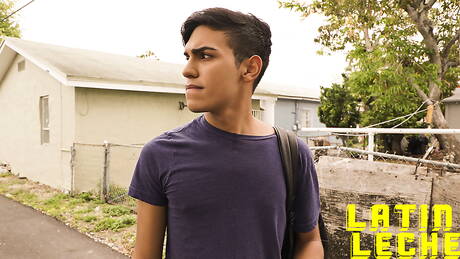 Latijns-Amerikaanse gespierde Ariano zuigt en neukt de jongen buiten