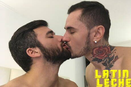 Hengst Gael und der kräftige Gonzo lutschen und vögeln sich gegenseitig