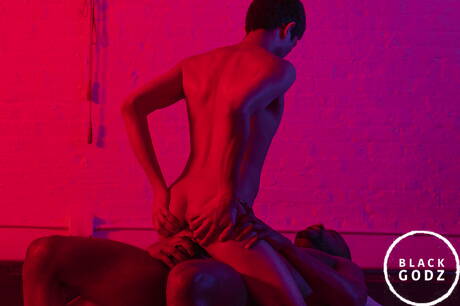 Black Godz: Black well-built Lawrence Portland and young Inaki have a hot sex