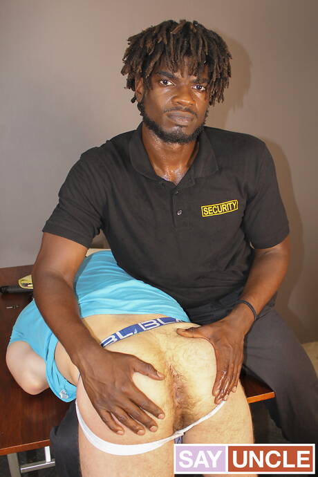 Young Perps: Black hunk Devin Trez and superstud William Crown fuck interracial ass after sucking cock