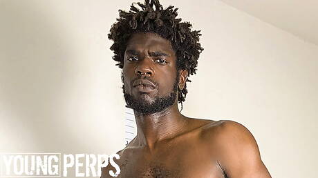 Young Perps: Two american guys strongman Devin Trez and pretty boy Daniel Hausser in interracial love