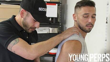 Young Perps: Tough guy Jace and canadian well-built Shane Jackson fuck ass after sucking dick