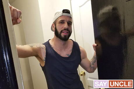 Stay Home Bro: Canadian stud Romeo Davis and costa rican hunk Alex Montenegro get naked and showing tight butt