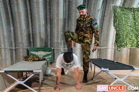 Argentinian muscular Joris Leonard and latin hot twink Vincent Landi have a good sex