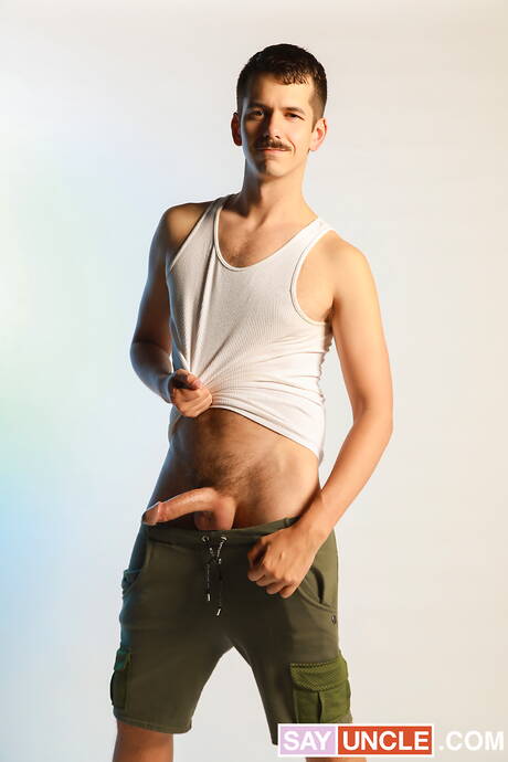 Nice american guys husky guy Amone Bane and twink Jonah Wheeler have a hot couple sex in shower