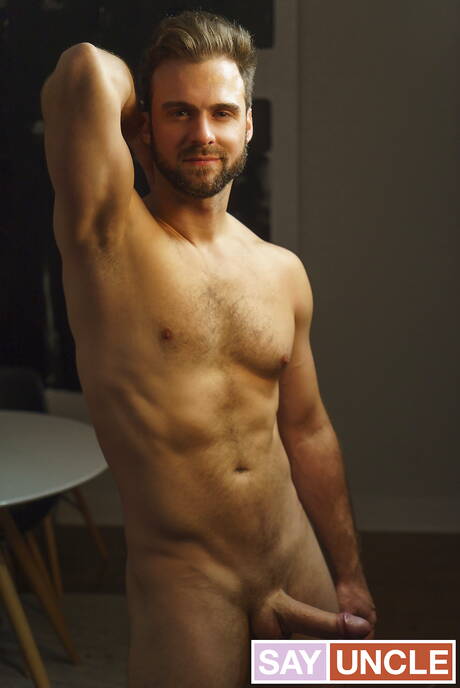 SayUncle Labs: Horny boys Ethan Chase, William Moore and Gabriel Clark drilling an ass