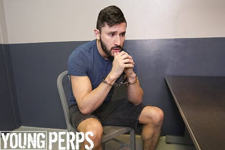 Young Perps: Pretty american boys well-built Leo Silva and tough guy Scott Demarco have anal sex