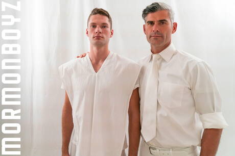 Tough guy Elder Dobrovnik and hunk President Oaks in hot homosexual scene