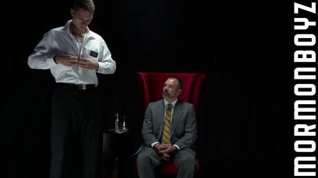 Strongman Elder Dobrovnik and husky guy Max Sargent in hard spanking