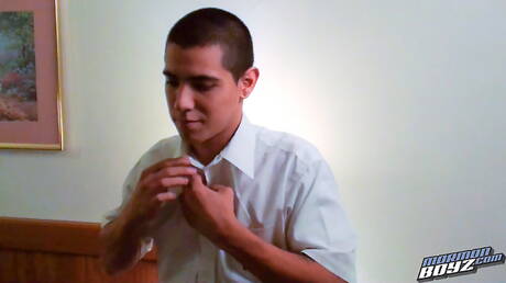 Missionary Boys: Beefy Elder Jackson jerk off his cock