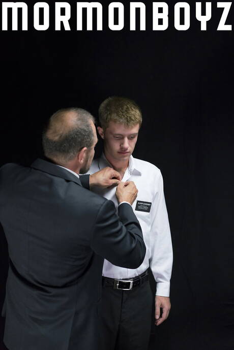 Hot buddies Elder Gardner, Max Sargent and Bishop Angus love each other