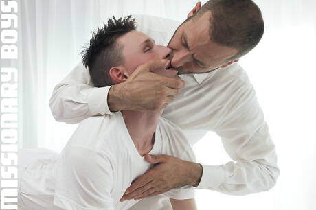 Nice american boys beautiful boy Elder Hansen and mature bear Joel Someone sucking and screwing each other