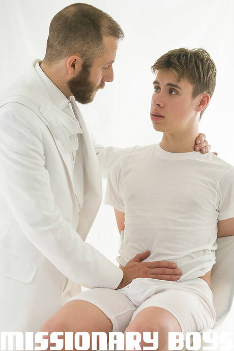 Missionary Boys: Hot american dudes hot bear Joel Someone and pretty boy Adam Awbride posing naked