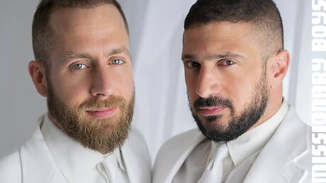 American bear Joel Someone and italian mature bear Marco Napoli have a hot couple sex