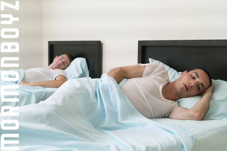 Young boy Elder Ormonde and american young boy Brayden Wolf make a love