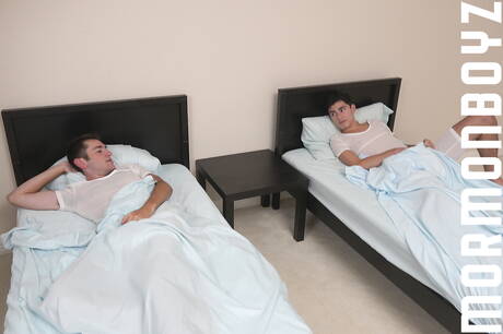 American pornstars hot twink Brayden Wolf and young boy Xavier Ryan fuck after blowjob