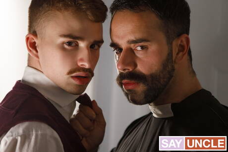 French mature bear Teddy Torres and canadian young boy Ryan Jacobs banged each other