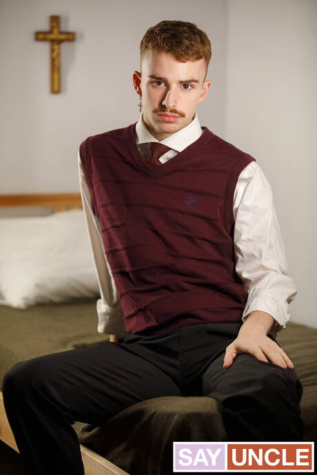 Yes Father: French mature bear Teddy Torres and canadian young boy Ryan Jacobs banged each other