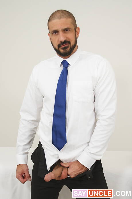 Missionary Boys: Italian mature bear Marco Napoli and american stud Grant Ducati in hard anal sex