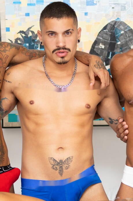 Gael, DH, Juninho, Levi Carioca und Randy ficken sich gegenseitig