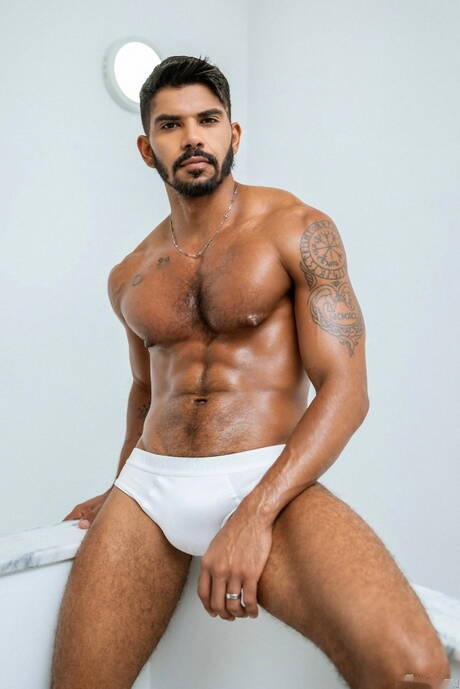 性愛場景：Gael、Andy Rodrigues 和 Italo Andrade 的三人性愛