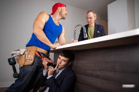 Hot american guys bull Paul Wagner and young boy Maverick Sun love each other