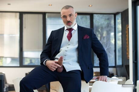 Men: Gorące Amerykanki, muskularny Papi Kocic i byk Adam Franco obciągają i ruchają się nawzajem