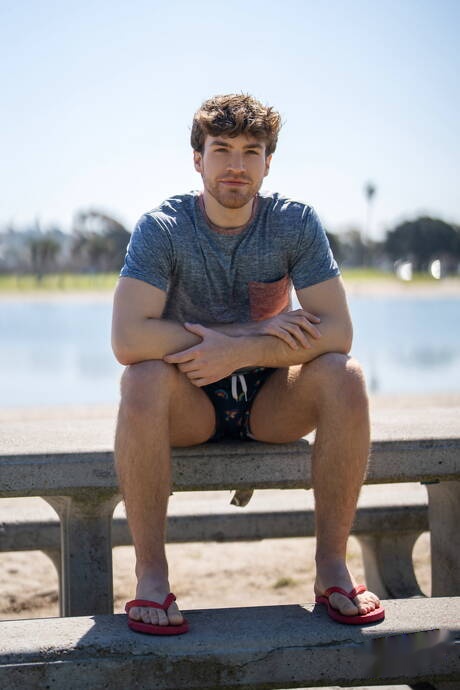 Sean Cody: Beefy Kieran and american beefy Carter Collins have a good sex outdoor