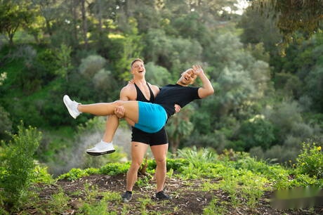 Stud Kyle Denton and beefy Cam Crawford banged each other outdoor