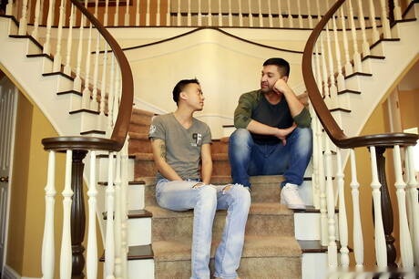 Peter Fever: Famous americans, muscular Coda Filthy and stud Dominic Pacifico in hot homosexual scene