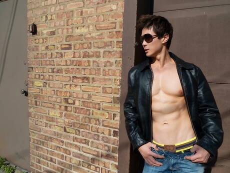 Oriental bull Peter Le shows a sturdy body outside