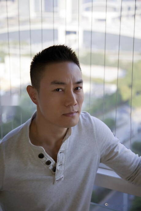 Asian well-built Andy Stroker shows a perfect body