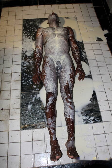 Peter Fever: Sexy americans, husky guy Osiris Blade and bull Ken Ott in hot ass fuck action in hot shower