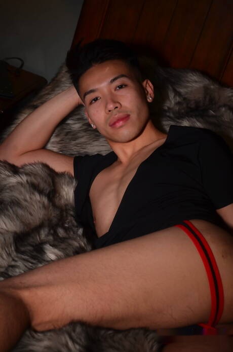 Muscular Dylan Art Nguyen and american hunk Zack Randall posing nude