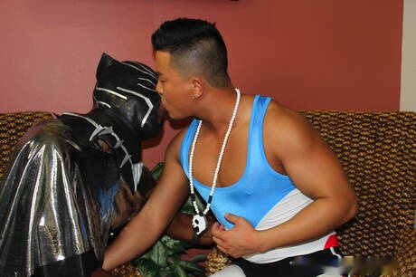 Nice american boys hunk Alex Chu and beefy Osiris Blade have a good anal sex