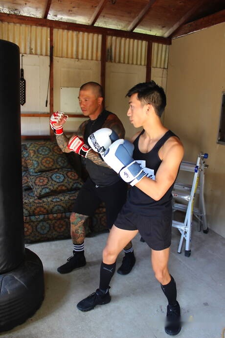 Peter Fever: Nice american buddies bull Damian Dragon and strongman David Ace have a hot couple sex